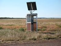 Remotest phone box in Oz, Middleton